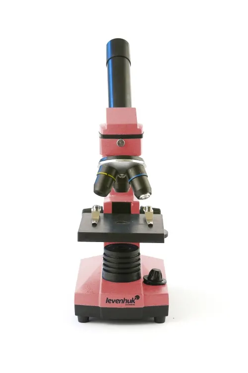 Биологический микроскоп Levenhuk Rainbow 2L Pink,  3